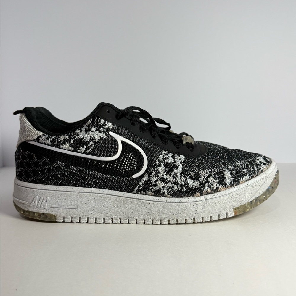 Air Force 1 Crater Flyknit Next Nature 'Black White' size 13 mns Good condition